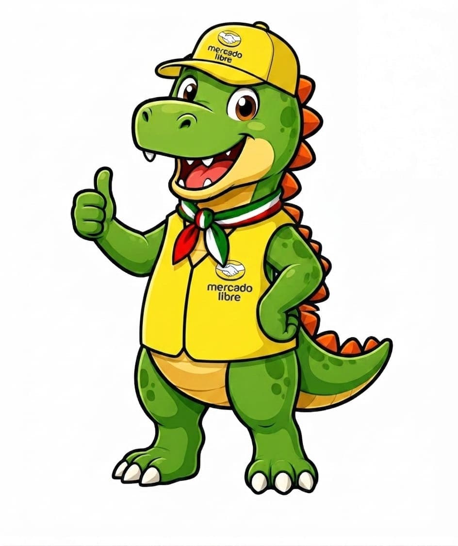 Dinomer, mascota oficial de Ofertamanía MX